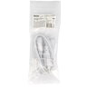 UCX-PT2-Y90-120 WHITE 1 STICKER Провод для подключения светильника ULY-P9x к сети 220В, 120 см, Белый - фото 2