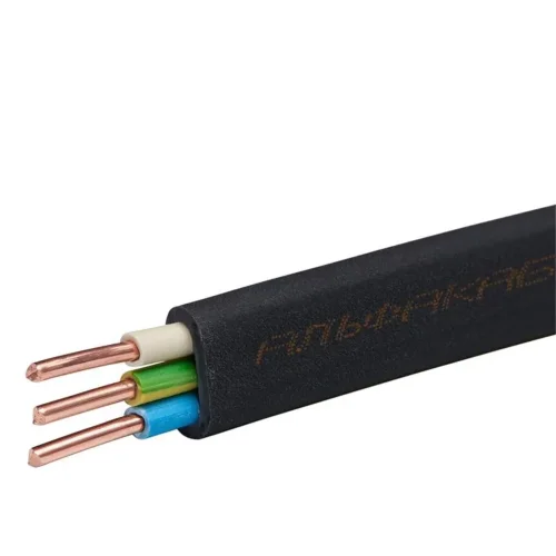 Кабель ВВГ-Пнг(А) 3х1.5 ОК (N PE) 0.66кВ (бухта 20м) (шт) АЛЬФАКАБЕЛЬ 45995 - фото