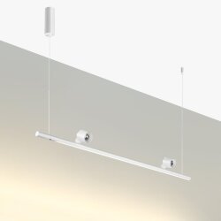 Светильник подвесной светодиодный диммируемый со сменой режимов работы (управление сенсор) «Novotech» 359308, серия: FERMO (крепление на планке)