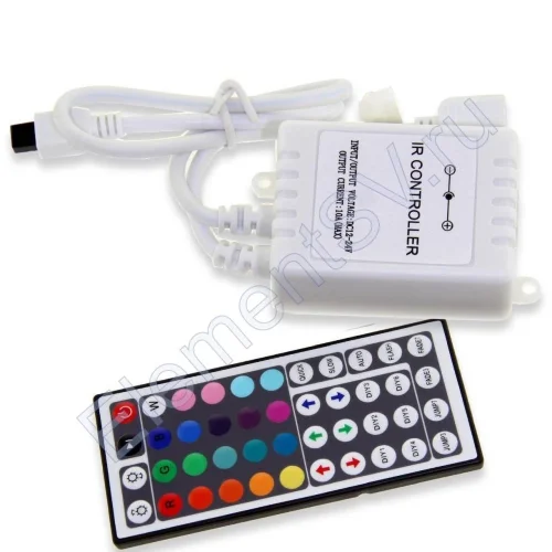 Контроллер RGB IRHIR044 (12-24V, 72-144W) - фото.