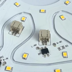 Светодиодная матрица 5730, 24+24 led, 220V, 12+12W, Ф185/161mm, D207, warm white