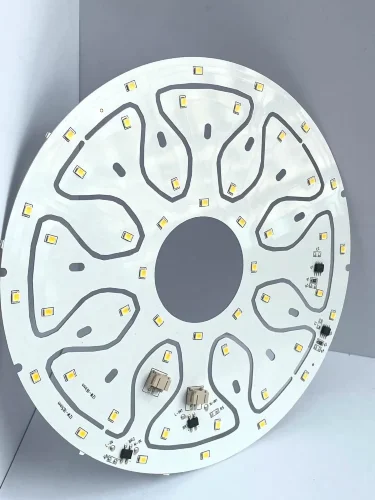 Светодиодная матрица 5730, 24+24 led, 220V, 12+12W, Ф185/161mm, D207, warm white - фото 5.