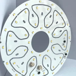 Светодиодная матрица 5730, 24+24 led, 220V, 12+12W, Ф185/161mm, D207, warm white