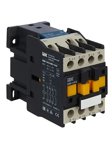 Контактор КМИ-11810 18А 24В/АС3 1НО KARAT IEK KKM11-018-024-10 - фото 2