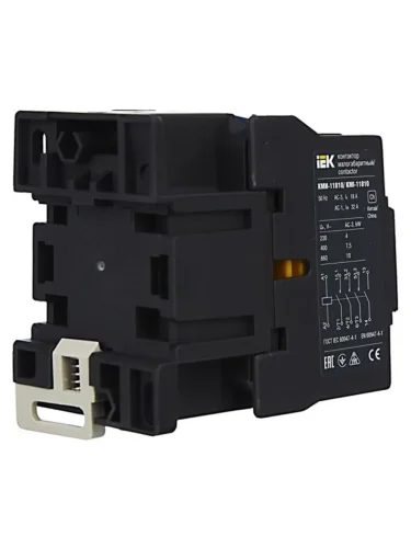 Контактор КМИ-11810 18А 24В/АС3 1НО KARAT IEK KKM11-018-024-10 - фото 7
