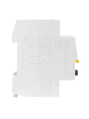 Выключатель дифференциального тока (УЗО) 4п 40А 100мА тип AC ВД1-63 KARAT IEK MDV10-4-040-100 - фото 7