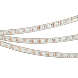 Светодиодная лента герметичная SPI-Р-В60-12mm 12V RGB-РХ1-ВРТ (8 W/m, IP66, 5060, 5m) (Arlight, бегущий огонь) 041615(1)