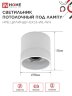 Светильник потолочный НПБ ЦИЛИНДР-GX53-WL-WH под лампу GX53 90х115мм белый IN HOME - Фото 3