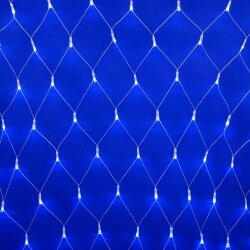 ULD-N1515-96-STK WHITE IP44 Сетка светодиодная со статическим свечением, 1.5х1.5м, Соединяемая, 96 светодиодов, Белый свет, Провод прозрачный, TM Uniel