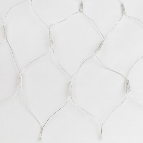 ULD-N1515-96-STK WHITE IP44 Сетка светодиодная со статическим свечением, 1.5х1.5м, Соединяемая, 96 светодиодов, Белый свет, Провод прозрачный, TM Uniel - фото 6