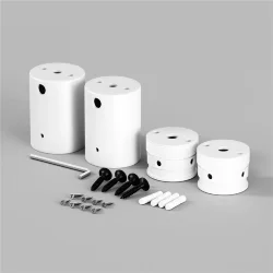 Набор для двухстороннего накладного монтажа Nemo D25 белый (Белый)