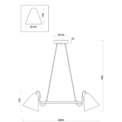 Люстра Freya FR8001PL-05WG (Белый с Золотом)