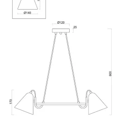 Люстра Freya FR8001PL-05WG (Белый с Золотом)