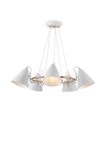 Люстра Рынок Фальке / Falke Market (Белый с Золотом) FR8001PL-05WG - фото