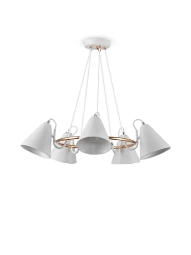 Люстра Рынок Фальке / Falke Market (Белый с Золотом) FR8001PL-05WG - фото 7