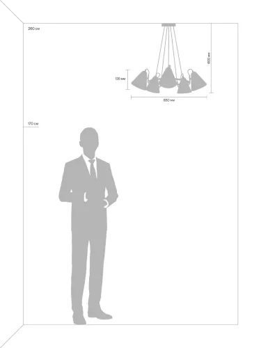 Люстра Рынок Фальке / Falke Market (Белый с Золотом) FR8001PL-05WG - фото 9