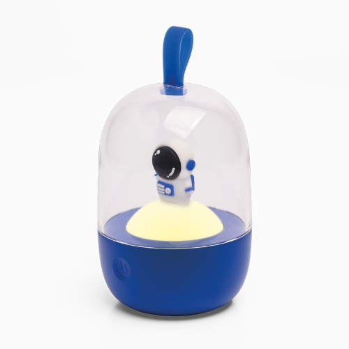 Детский ночник LUMIN'ARTE TL04 космос синий диммируемый 115х75х75 мм - фото.