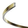 Шинопровод круглый из полукругов 1500мм Flarity латунь (Латунь) TRX154-2SR-D1500-BS - фото