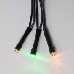 ULD-S1000-100-DGA MULTI IP20 Гирлянда светодиодная, 10м, 100 светодиодов, Разноцветный свет, Провод зеленый