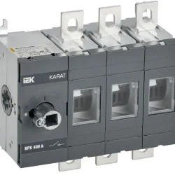 Выключатель-разъеденитель KARAT ВРК без рукоятки 3п 400А IEK KA-VR10-3-0400