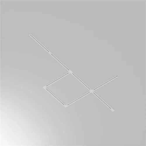 Шинопровод 1м Unity встраиваемый белый (Белый) - фото 3