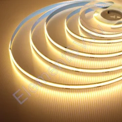 Светодиодная лента COB, 336 chip/m, warm white, 12V, IP20, A231