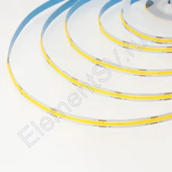 Светодиодная лента COB, 336 chip/m, warm white, 12V, IP20, A231