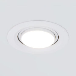 Встраиваемый светодиодный светильник с регулировкой угла освещения Zoom 15W 3000K белый 9920 LED (064034)