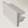 Заглушка торцевая 1шт Unity накладной белый (Белый) TRA001EC-11W - фото 2
