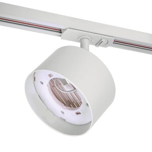Трековый светильник WOLTA WTL-18/GX70-W BASIC под лампу GX70 Белый BASIC - фото 4.
