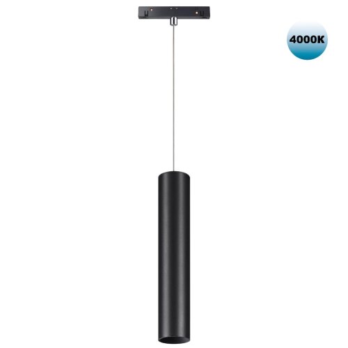 Подвес трековый светодиодный для низковольного шинопровода, длина провода 0.8м «Novotech» 358426, серия: FLUM (крепление к треку). Фото 1.