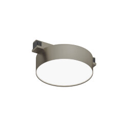 Светильник для трека SHINE FLOW со светодиодом, D95*H28, 48V DC, 8W, RA?90, 3000K, IP20, темный никель, алюминий, Denkirs DK5762-DN