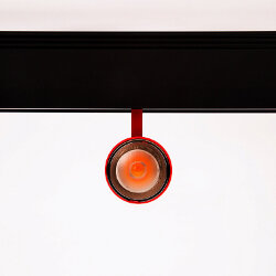 Светильник трековый для низковольтного трека SY красный, SY-601201-RD-10-36-NW 008337