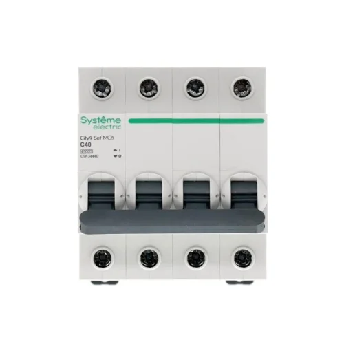 Выключатель автоматический модульный 4п C 40А 4.5кА City9 Set 400В SE C9F34440 - фото 2