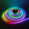 Светодиодная лента LUX class, 5050, 60 led/m, V62B, RGB-SPI (WS2812B), 5V, черный шлейф, IP20 - фото I