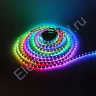 Светодиодная лента LUX class, 5050, 60 led/m, V62B, RGB-SPI (WS2812B), 5V, черный шлейф, IP20 - фото.