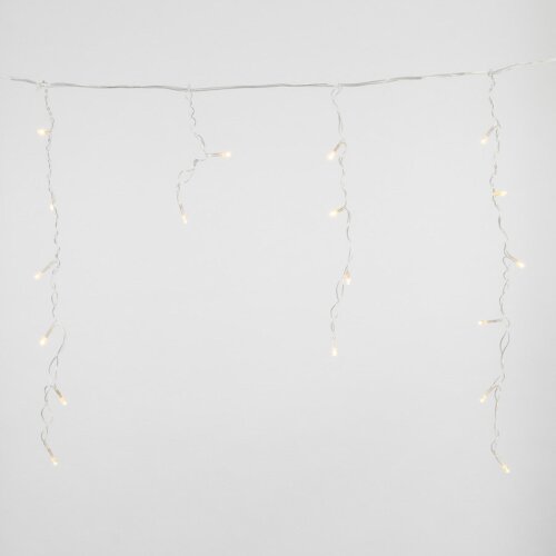 ULD-B1805-048-DTA WARM WHITE IP20 Бахрома светодиодная с контроллером, 1.8 м, 48 светодиодов, Теплый белый свет, Провод прозрачный. - фото 2