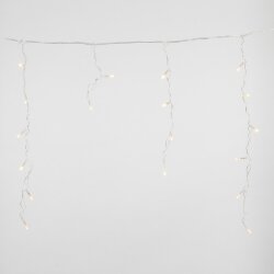 ULD-B1805-048-DTA WARM WHITE IP20 Бахрома светодиодная с контроллером, 1.8 м, 48 светодиодов, Теплый белый свет, Провод прозрачный.