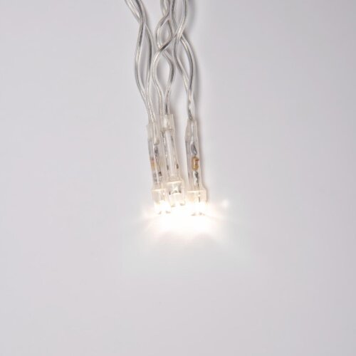 ULD-B1805-048-DTA WARM WHITE IP20 Бахрома светодиодная с контроллером, 1.8 м, 48 светодиодов, Теплый белый свет, Провод прозрачный. - фото 3