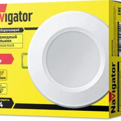 Светильник светодиодный 94 899 NDL-P1-6W-830-WH-LED 6Вт 3000К IP44 (аналог R63 60Вт) Navigator 94899