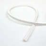 Силиконовая оболочка 14/10x10mm с LED лентой 24VDC, smd2121, 130led/m, 9.6W/m, warm white, IP67, S48 - фото II