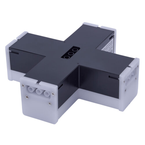 ULO-N11X-12W-4000K IP40 BLACK Светильник светодиодный X-образный, Белый свет 4000K, 1200Лм, Алюминий, Цвет черный, TM Uniel - фото 2