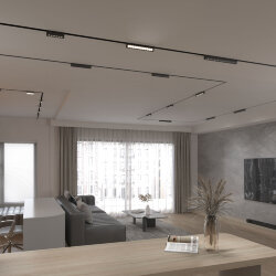 Трековый светильник 12W 4200K Alter чёрный Slim Magnetic 85049/01