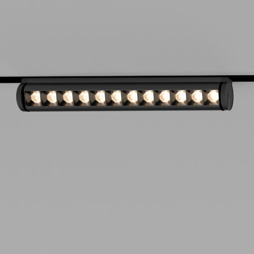 Трековый светильник 12W 4200K Alter чёрный Slim Magnetic - фото 1