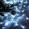 Новогодняя гирлянда нить белый с эффектом мерцания 10м IP65 - Фото 2