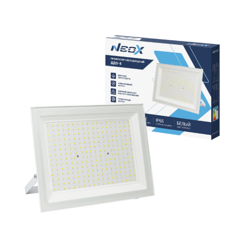 Прожектор светодиодный ДДО-8 200Вт 230В 6500К 20000Лм 100лм/Вт IP65 белый NEOX - Фото