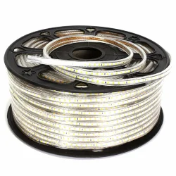 Светодиодная лента 220V 2835 120Led Red IP68