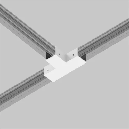 Коннектор T-образный для профиля Elasity IP (Белый) - фото 6