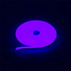 Светодиодный гибкий неон 8x16 LB26 (220V, blue, блистер 5м)