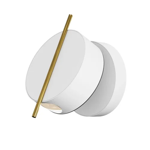 Настенный светильник (бра) Nuance 3000К 4Вт (Белый и Латунь) - фото 6